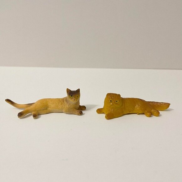 Vintage Cats and Dog Pencil Toppers Kittens Rubber Mini Animal Figures - Picture 9 of 16